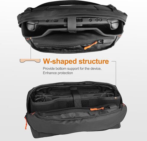 Carrying Case for Steam Deck/Steam Deck OLED/ASUS ROG Ally X, Protective Shoulder Bag for Consoles & Accessories, Storage Sling Bag for Daily Use and Travel in Saudi Arabia