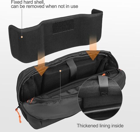 Carrying Case for Steam Deck/Steam Deck OLED/ASUS ROG Ally X, Protective Shoulder Bag for Consoles & Accessories, Storage Sling Bag for Daily Use and Travel in Saudi Arabia
