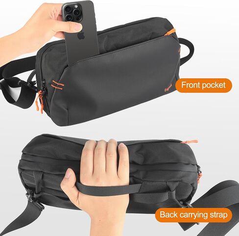 Carrying Case for Steam Deck/Steam Deck OLED/ASUS ROG Ally X, Protective Shoulder Bag for Consoles & Accessories, Storage Sling Bag for Daily Use and Travel in Saudi Arabia
