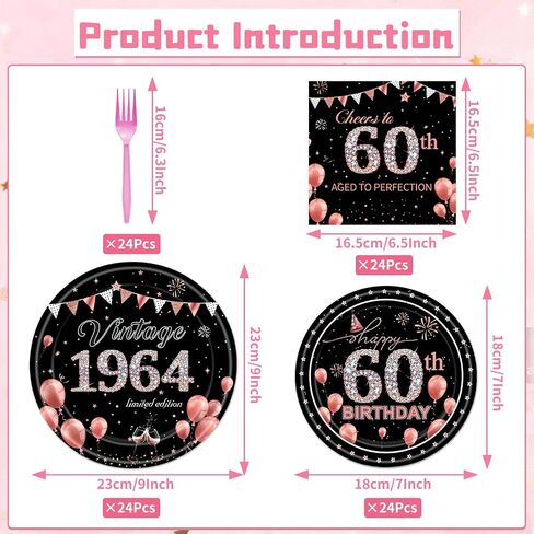 50th Party Tableware Set - 96PCS Black Gold 1974 50th Birthday Decorations Supplies Cheers to 50 Years Paper Plate Napkin Fork Supplies Vintage 50th Birthday Party Decor Supplies Men Women in Saudi Arabia