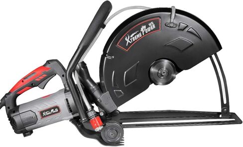 XtremepowerUS 2600W Electric Cutter Circular Saw Concrete Saw 14" Disc Angle Cutter Wet/Dry Circular Blade w/Guide Roller in Kuwait