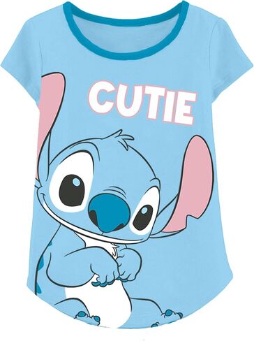 Disney Lilo & Stitch T-Shirt (Sets) Angel Nani Pleakley Jookiba Kids Graphic Outfit Tee Toddlers Birthday to Girls Clothes in Saudi Arabia