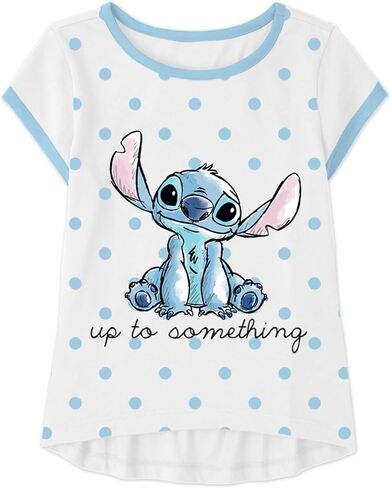 Disney Lilo & Stitch T-Shirt (Sets) Angel Nani Pleakley Jookiba Kids Graphic Outfit Tee Toddlers Birthday to Girls Clothes in Saudi Arabia