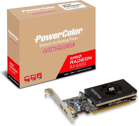 PowerColor Fighter AMD Radeon RX 6500 XT Gaming Graphics Card with 4GB GDDR6 Memory in Saudi Arabia
