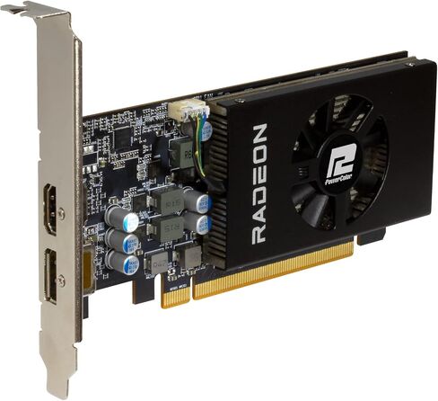 PowerColor Fighter AMD Radeon RX 6500 XT Gaming Graphics Card with 4GB GDDR6 Memory in Saudi Arabia