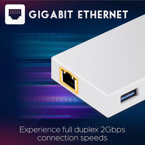 TRENDnet USB 3.0 to Gigabit Ethernet Adapter, Full Duplex 2Gbps Ethernet Speeds, Up to 1Gbps, USB to Gigabit Ethernet Adapter, USB-A, Windows & Mac Compatible, USB Powered, Black, TU3-ETG in Saudi Arabia