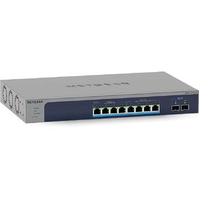 NETGEAR 10-Port Ultra60 PoE 10G Multi-Gigabit Ethernet Smart Switch (MS510TXUP) - Managed, with 8 x PoE++ @ 295W, 2 x 10G SFP+, Optional Insight Cloud Management, Desktop or Rackmount
