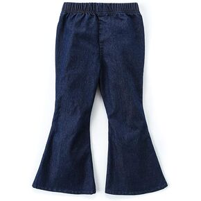 Baby Girl's Bell-Bottoms Denim Pants Skinny Pants Leggings Trousers
