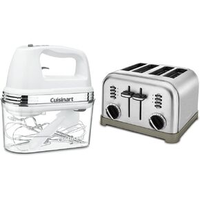 Cuisinart HM-3 Power Advantage 3-Speed Hand Mixer, White