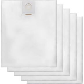 5 Pack 496186 Vacuum Bags for Festool CT 36 Dust Extractor, Replacement Filter Bags for Festool 496186 75038 75037 Shop Vacuum Dust Collection Bags