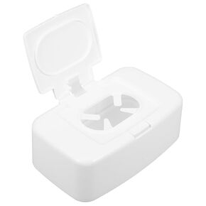 ABOOFAN Baby Wipes Dispenser Wipe Holder Refillable Wipe Container Reusable Wipes Case for Bathroom, Home, Office, Cars