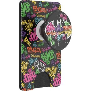 PopSockets PopWallet+: Swappable and Repositionable Wallet - Superman Pattern