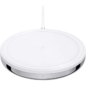Belkin Wireless Charger, Special Edition BoostUp 7.5W Charging Pad with Stainless Steel Chrome Finish, Compatible with iPhone 13, 12, 11, Pro, Pro Max, Mini and More (White)