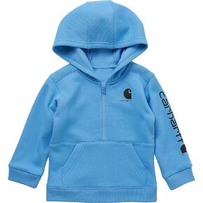 Carhartt Baby Boys' Long-Sleeve Half-Zip Hooded Sweatshirt