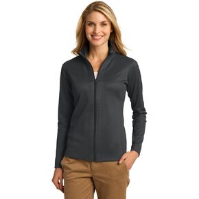 Port Authority Ladies Vertical Texture Full-Zip Jacket. L805
