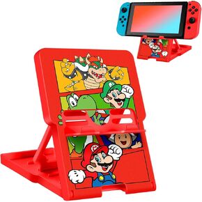 GKV for Nintendo Switch/Switch OLED/Switch Lite Stand - for Women Men Cute Cartoon Anime Kawaii Design for Teen Boys Girls Portable Foldable Compact Angle Adjustable Gaming PlayStand,Blue Star