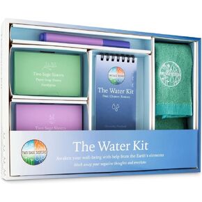 The Air Kit by Two Sage Sisters – Self Care Package for Women and Men with Airspinner, Breathing Cards, Notebook and Marker – Mindfulness and Healing Gifts for Relief and Meditation
