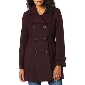 Anne Klein Women's Classic Double Breasted Coat