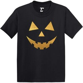 Pumpkin Face - Jack O' Lantern Infant/Toddler Cotton Jersey T-Shirt