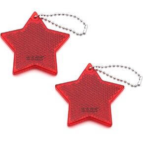 funflector Safety Reflectors - Stars - Stylish Reflective Gear for Jackets, Bags, Purses, Backpacks, Strollers and Wheelchairs