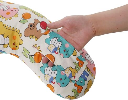 SIQITECHNO Car Travel Pillow for Kids Adults Soft Neck Pillow for Long Journey&Road Trip Washable Breathable Head and Body Support Pillow Car Seat Belt Pillow Car Aircraft (Deer&Bear + Headrest) in Saudi Arabia