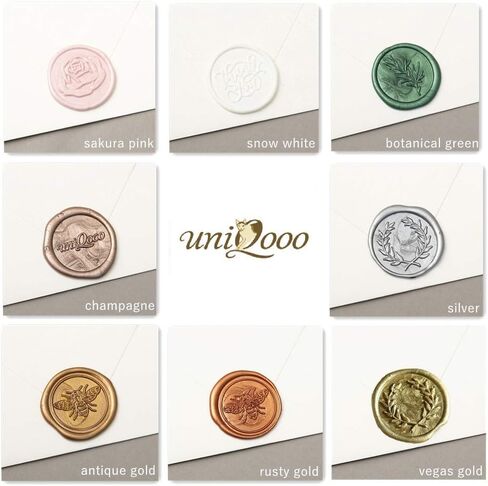 UNIQOOO أعواد الشمع لختم مسدس الغراء القابلة للبريد لختم ختم الشمع - لون الأرض - الطين، رائعة لدعوات الزفاف، وأظرف البطاقات، ورسائل الحلزون، وحزم النبيذ، وأفكار هدايا عيد الميلاد، عبوة من 8 قطع in Kuwait