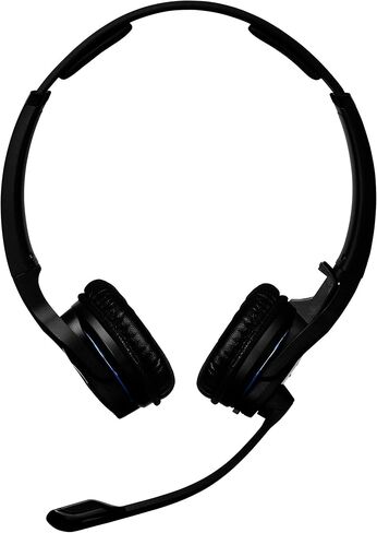 Sennheiser MB Pro 2 UC ML (506046) - Dual-Sided, Dual-Connectivity, Wireless Bluetooth Headset | For Desk/Mobile Phone & Softphone/PC Connection| w/ HD Sound & Major UC Platform Compatibility (Black) in Saudi Arabia