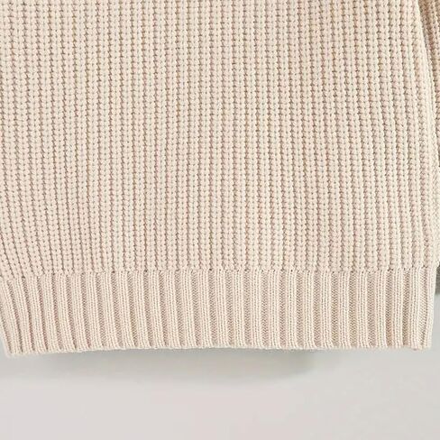 ROMPERINBOX Baby Knit Sweater Girl Boy Long Sleeve Chunky Sweater Fall Winter Warm Toddler Pullover Crewneck Tops Sweatshirt in Kuwait