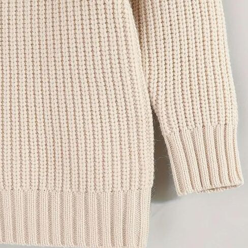 ROMPERINBOX Baby Knit Sweater Girl Boy Long Sleeve Chunky Sweater Fall Winter Warm Toddler Pullover Crewneck Tops Sweatshirt in Kuwait
