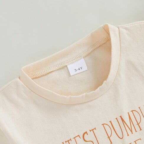 Toddler Boy Girl Halloween Shirt Infant Baby Kids Pumpkin T Shirt Thanksgiving Outfit Vintage Short Sleeve Fall Tee Top in Kuwait