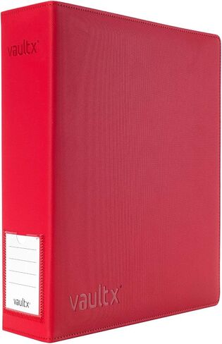 مجلد Vault X Premium Exo-Tec ذو 3 حلقات TCG لـ 9 صفحات بطاقات تداول للجيب - سعة أكثر من 30 صفحة، غلاف سهل الفتح و3 حلقات على شكل حرف D لبطاقات صور TCG CCG (رفيعة، أزرق مخضر) in Kuwait