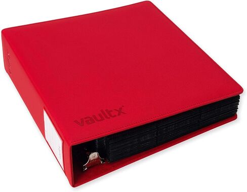 مجلد Vault X Premium Exo-Tec ذو 3 حلقات TCG لـ 9 صفحات بطاقات تداول للجيب - سعة أكثر من 30 صفحة، غلاف سهل الفتح و3 حلقات على شكل حرف D لبطاقات صور TCG CCG (رفيعة، أزرق مخضر) in Kuwait