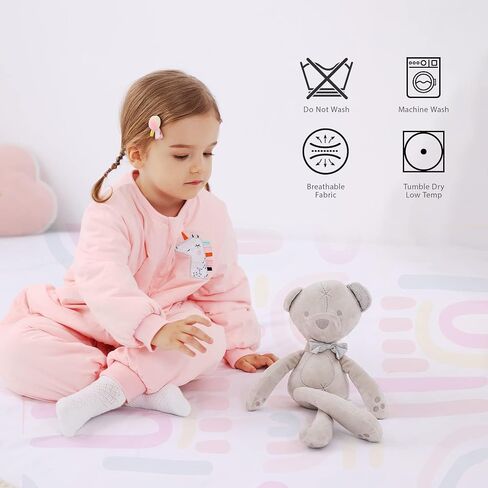 Baby Sleep Sack 12-18 18-24 Months Winter 2.5 TOG, Toddler Sleep Sack with Feet Baby Wearable Blanket, Thick Long Sleeve Sleep Sacks with Legs, Warm Cotton Toddler Sleeping Sack in Saudi Arabia