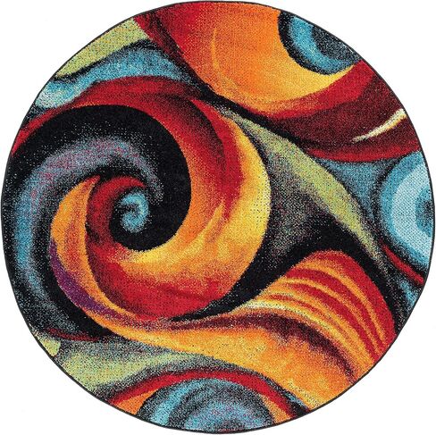 Susan Contemporary Abstract Multi-Color Runner Rug, 2.7' x 7' in Saudi Arabia