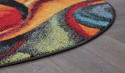 Susan Contemporary Abstract Multi-Color Runner Rug, 2.7' x 7' in Saudi Arabia