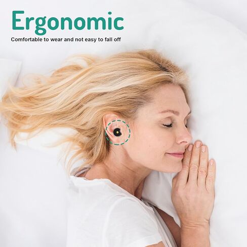 سدادات أذن من سمايلايف للنوم، سماعات أذن من السيليكون الناعم قابلة لإعادة الاستخدام وعازلة للضوضاء للتركيز والنوم والحفلات الموسيقية والسباحة وتقليل الصوت 25 ديسيبل - 30 ديسيبل (أبيض) in Kuwait