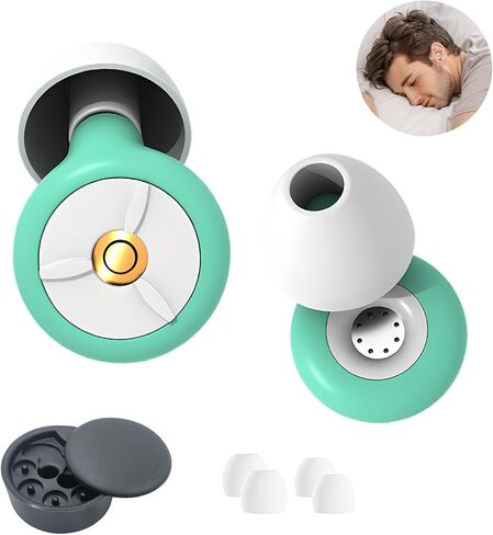 Smilelife Ear Plugs for Sleeping, Soft Silicone Reusable Noise Cancelling Earbuds for Focus, Sleep, Concerts, Swimming, Sound Reduction 25db-30db (White) in Saudi Arabia