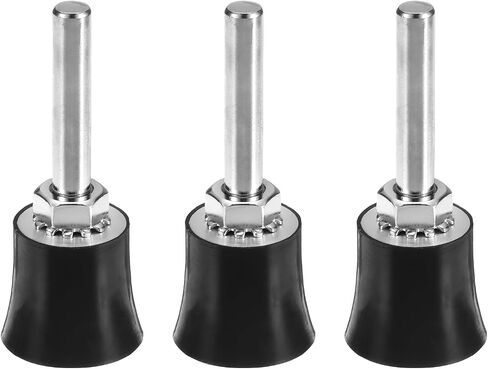 HARFINGTON 3Pcs 1" Disc Pad Holder Quick Change Discs 1/4" Shank Holder Mandrel for Die Grinder Sanding and Conditioning Discs, Black in Saudi Arabia