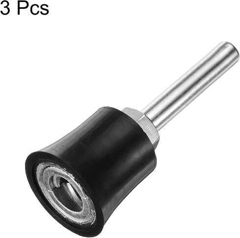 HARFINGTON 3Pcs 1" Disc Pad Holder Quick Change Discs 1/4" Shank Holder Mandrel for Die Grinder Sanding and Conditioning Discs, Black in Saudi Arabia