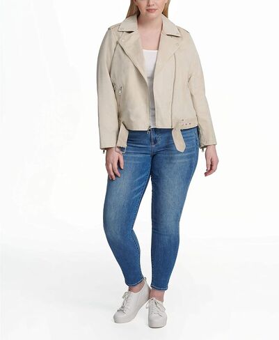 Levi's Women's Faux Suede Asymmetrical Belted Motorcycle Jackets (Standard & Plus Sizes) in Saudi Arabia