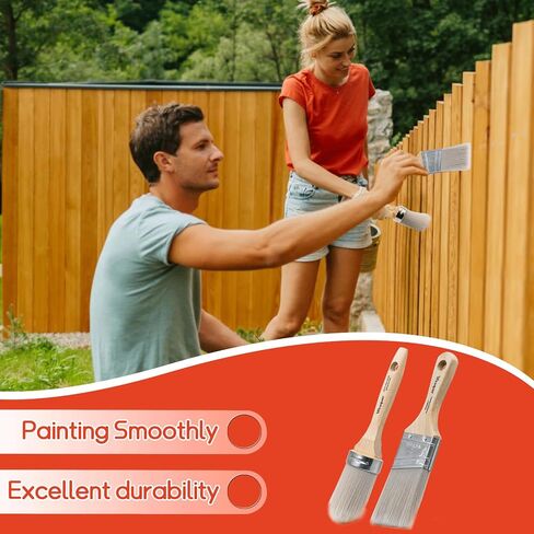 Chalk Paint Brushes for Furniture Chalk Paint Wax Wax Brushes for Chalk Painting Round Paint Brush Stencil Brushes for Chalk Paint, Acrylic Paint, Milk Paint, Stencil Brushes, No Shedding in Saudi Arabia