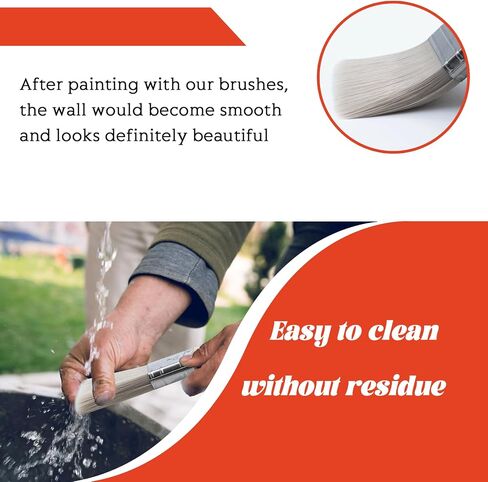Chalk Paint Brushes for Furniture Chalk Paint Wax Wax Brushes for Chalk Painting Round Paint Brush Stencil Brushes for Chalk Paint, Acrylic Paint, Milk Paint, Stencil Brushes, No Shedding in Saudi Arabia