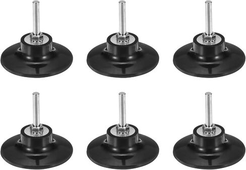 HARFINGTON 3Pcs 3" Disc Pad Holder Quick Change Discs 1/4" Shank Holder Mandrel for Die Grinder Sanding and Conditioning Discs, Black in Saudi Arabia