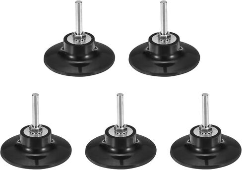 HARFINGTON 3Pcs 3" Disc Pad Holder Quick Change Discs 1/4" Shank Holder Mandrel for Die Grinder Sanding and Conditioning Discs, Black in Saudi Arabia