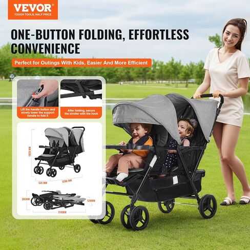 VEVOR Double Stroller in Saudi Arabia