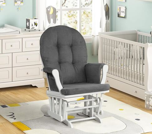 Angel Line Windsor Glider, Espresso/Gray in Saudi Arabia