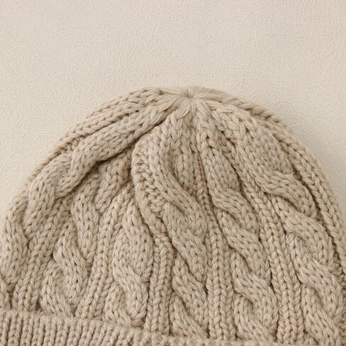 BOUTIKOME Winter Knit Hat Toddler Baby Girls Beanie to Be Big Sister Twist Warm Beanies Announcement Infant Knitted Cap in Saudi Arabia