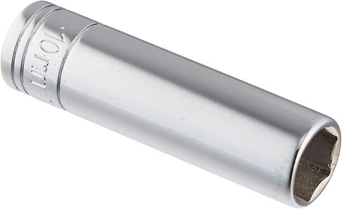 SK Tools USA 1/4" Drive, 10MM, 6 Point, Deep Chrome Socket | 41706 in Saudi Arabia