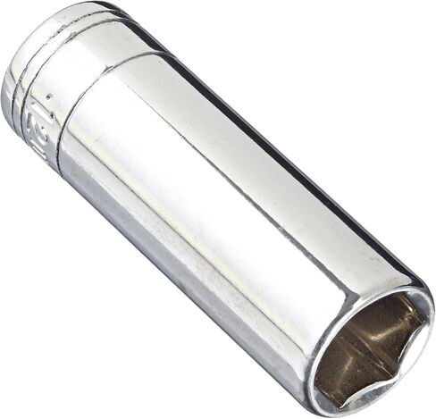 SK Tools USA 1/4" Drive, 10MM, 6 Point, Deep Chrome Socket | 41706 in Saudi Arabia
