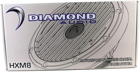 Diamond Audio HXM65 6.5" 80 Watts RMS 2-Way Marine Coaxial Speakers in Saudi Arabia